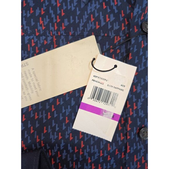 Perry Ellis Mens Stretch Button-Down Shirt 2X NWT NEW - Picture 5 of 9